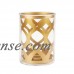 Better Homes and Gardens Medium Gold Glass and Metal Ogee Pillar Holder   564167059
